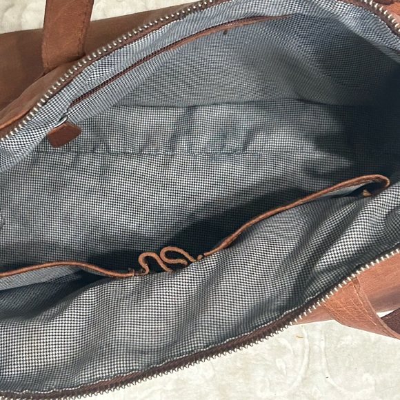 Spikes & Sparrow two tone Brown Leather Purse Handbag - Picture 5 of 16